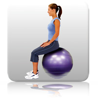 mediBall Classic 75cm - Purple